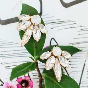 Daisy Opal & Crystal Statement Bridal Studs